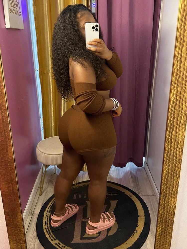 Ensemble short trois pièces côtelé Athleisure