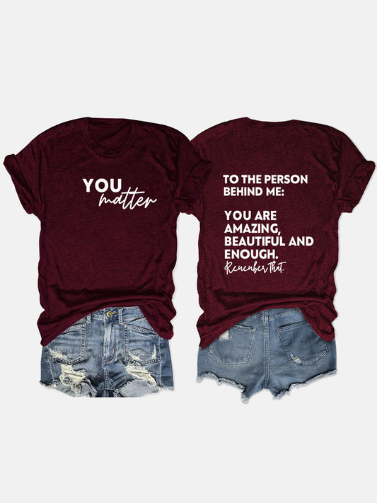 You Matter Tee - ECHOINE