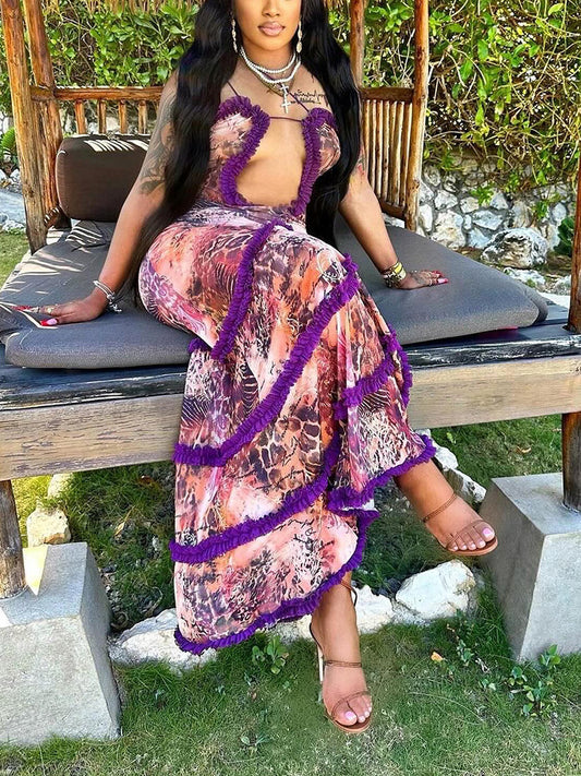 Vacay Mesh Sheer Dress - ECHOINE