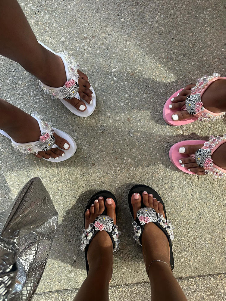 Cute Platform Flip Flops