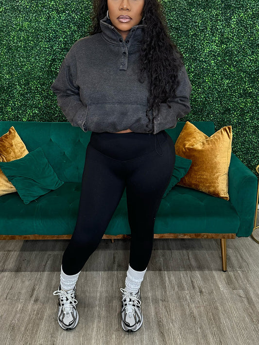 Washed Hoodie & Legging Activewear Set - ECHOINE