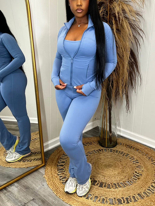 Athleisure Jacket & Jumpsuit Set - ECHOINE