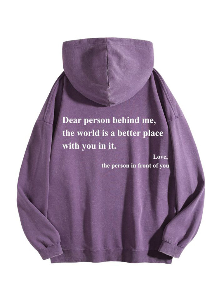 You're enough Vintage-Wash Hoodie