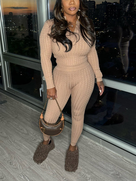 Chills Knit Sweater Set - ECHOINE