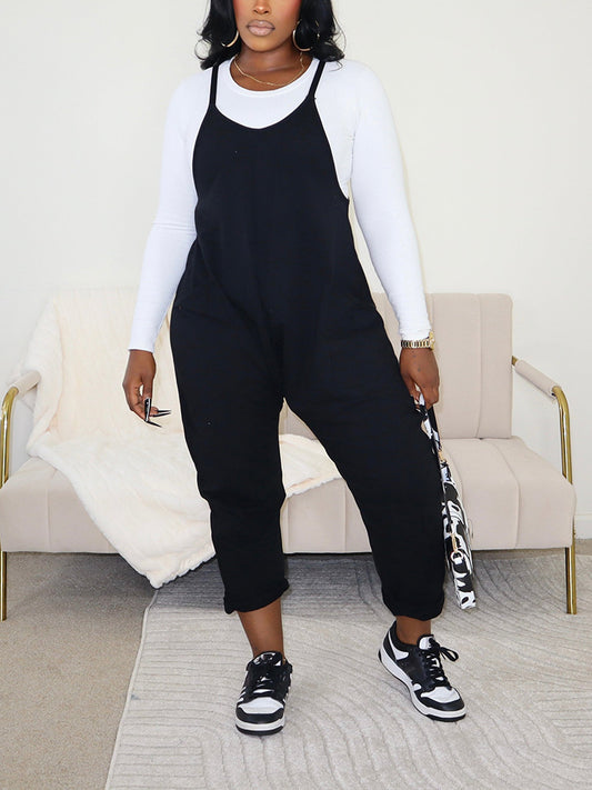 Casual Loose Comfy Overall - ECHOINE