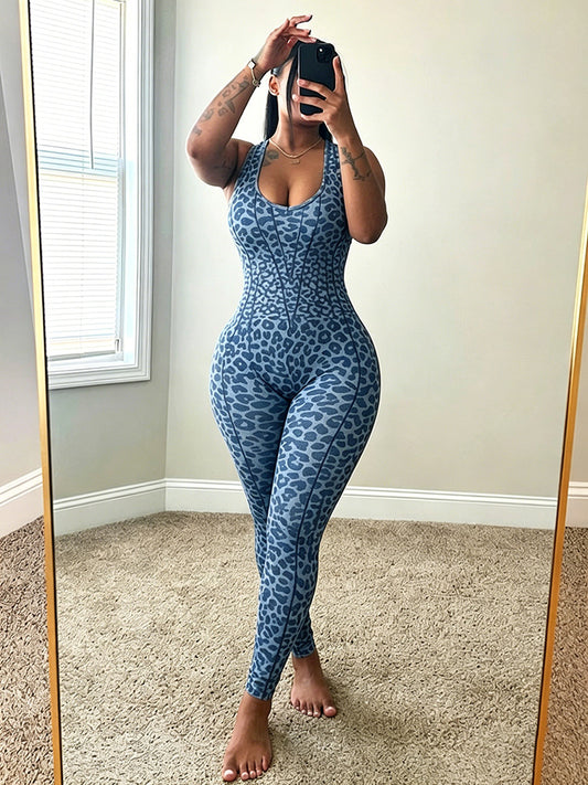 Flattering Leopard Jumpsuit