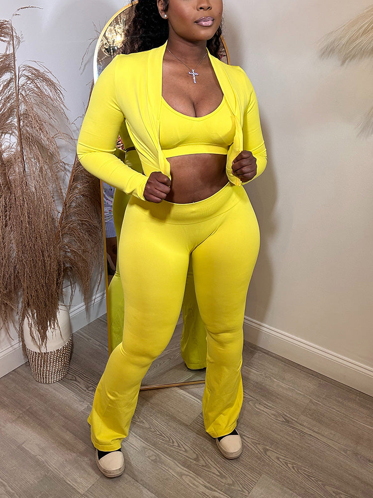 Vibrant 3 Piece Sweatsuits - ECHOINE