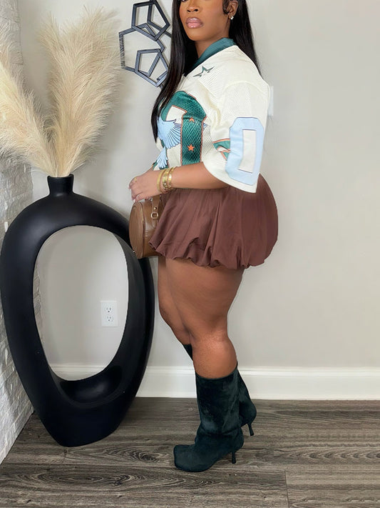 Graphic Breathable Jersey Top