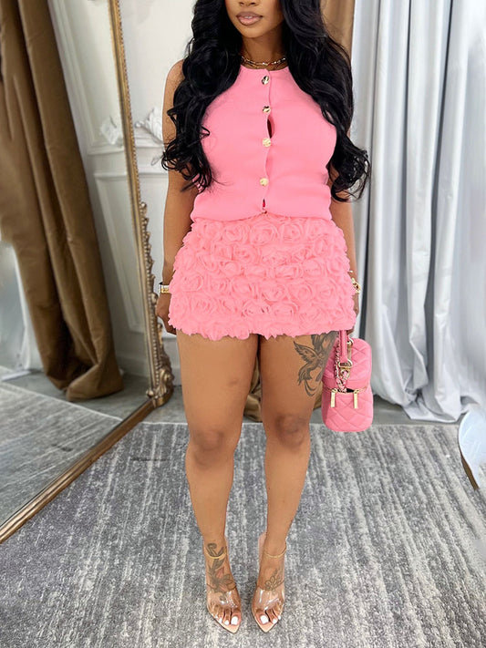 Ensemble jupe fleurie Bloom