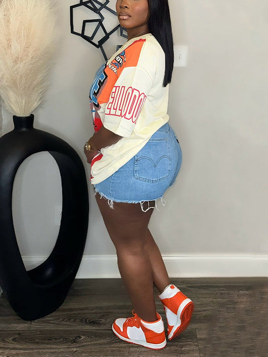 Hello Done Graphic Tee - ECHOINE