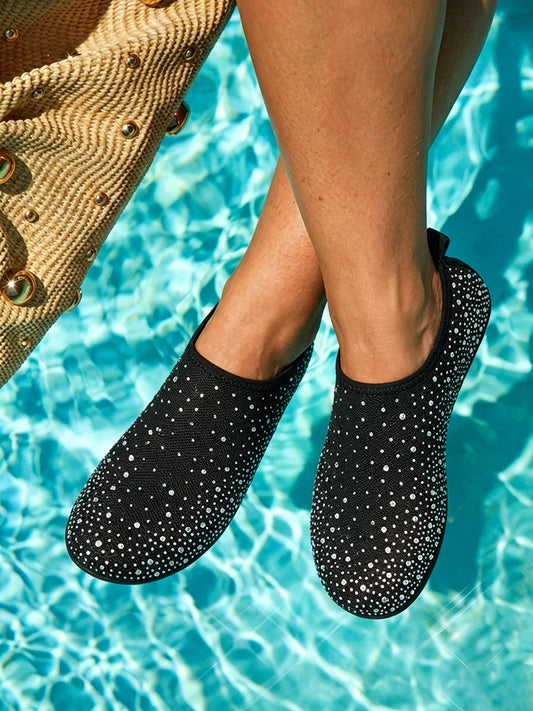 Rhinestone Barefoot Water Shoes