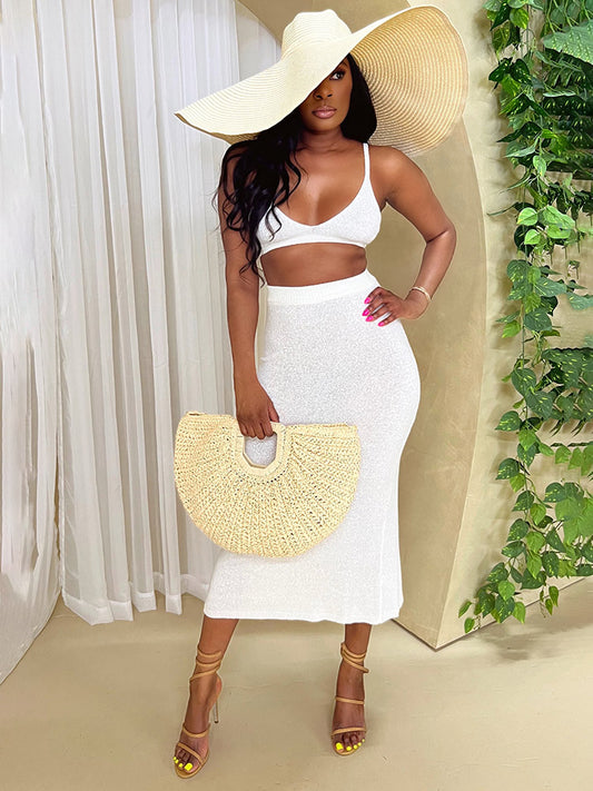 Beach Vibe Straw Bag & Hat - ECHOINE