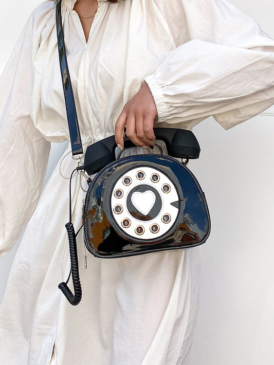 Telephone Design Satchel - ECHOINE