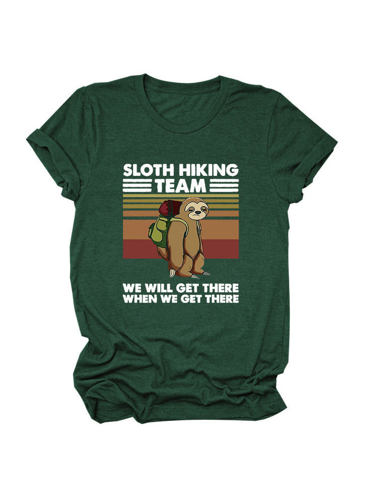 Sloth Hiking Team Tee - ECHOINE