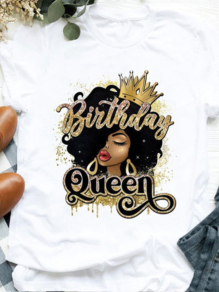 Figure Letter Casual Tee - ECHOINE