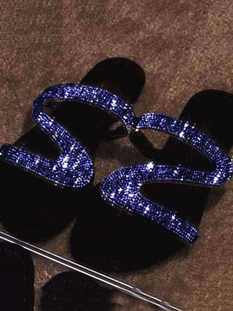 Sweet Hot Drill Sequined Slipper - ECHOINE