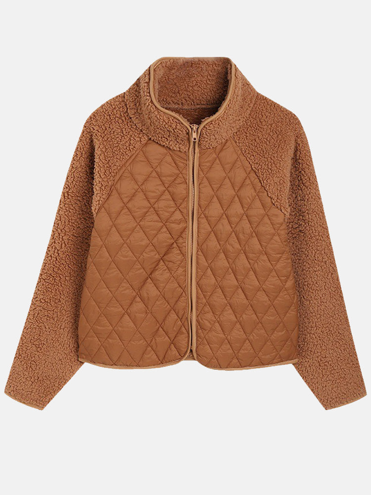 Zipper Fleece Jacket - ECHOINE