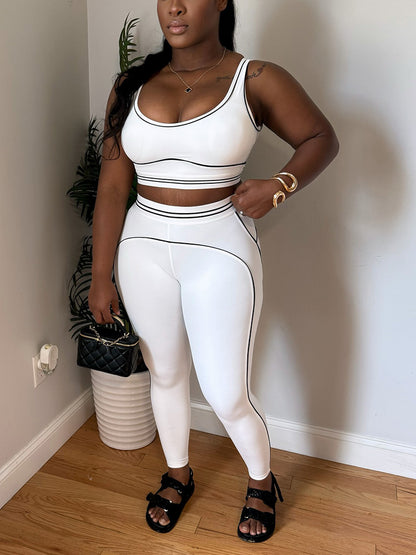 Contour Fit Activewear Leggings Set