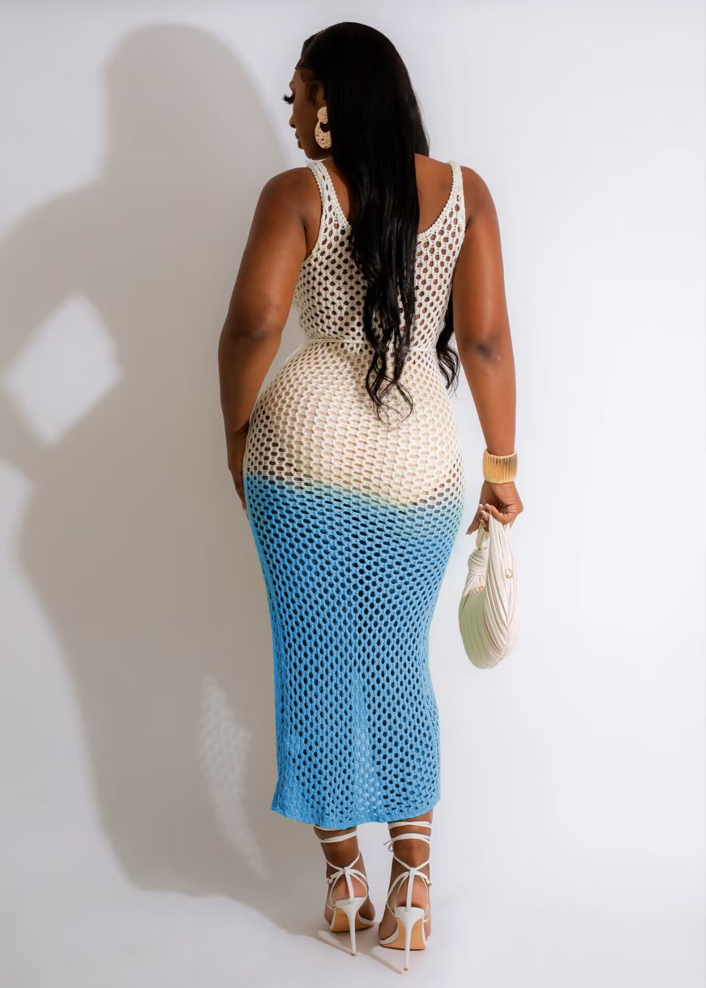 Ombre Crochet Dress - ECHOINE