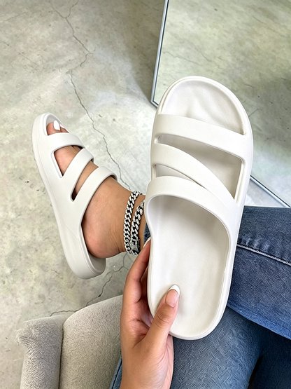 Cloud Strap Flat Sandals
