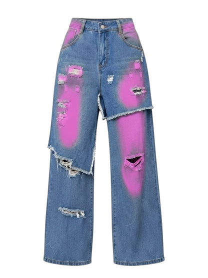 Double Layered Denim Jeans