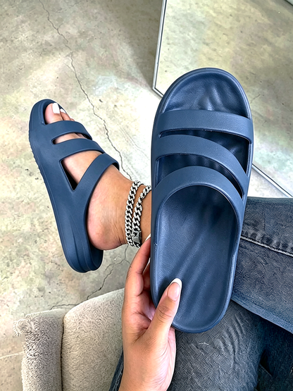 Cloud Strap Flat Sandals