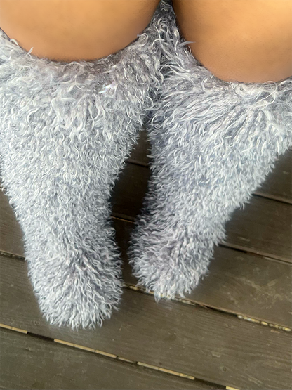 Thigh High Mongolian Fur Boots