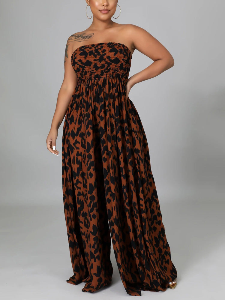 Tube Wide Leg Jumpsuit