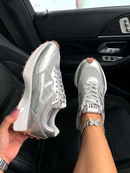 Stay Real Platform Sneakers