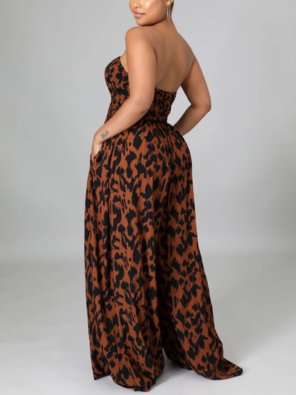 Tube Wide Leg Jumpsuit