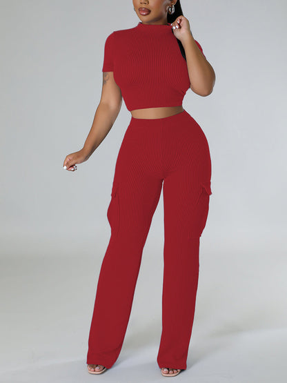 Ribbed Solid 2PC Set