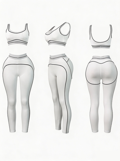 Contour Fit Activewear Leggings Set