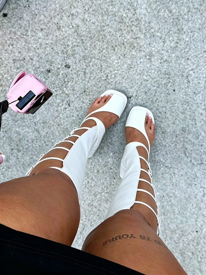 Open Toe Buckle Strap Gladiator Sandals
