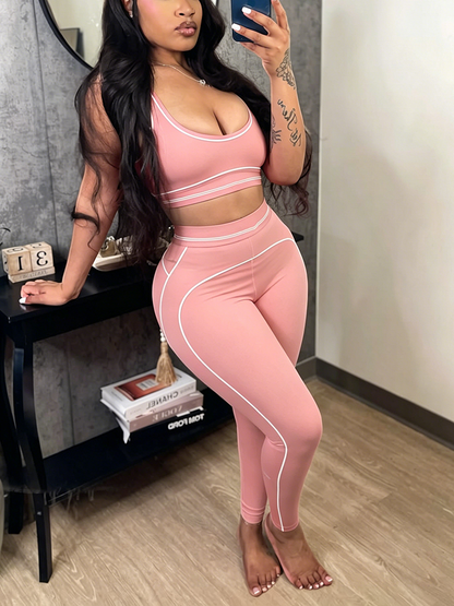 Contour Fit Activewear Leggings Set
