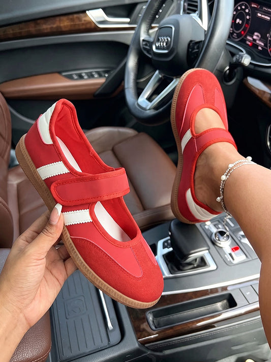 Retro Mary Jane Flats