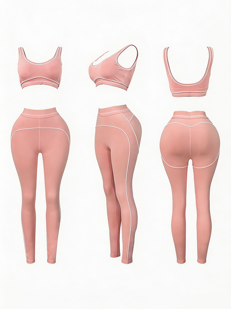 Contour Fit Activewear Leggings Set