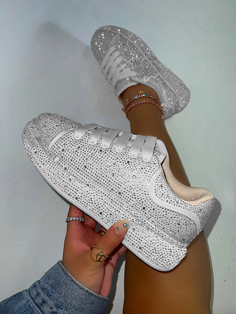 Full Rhinestone Sneakers | ECHOINE