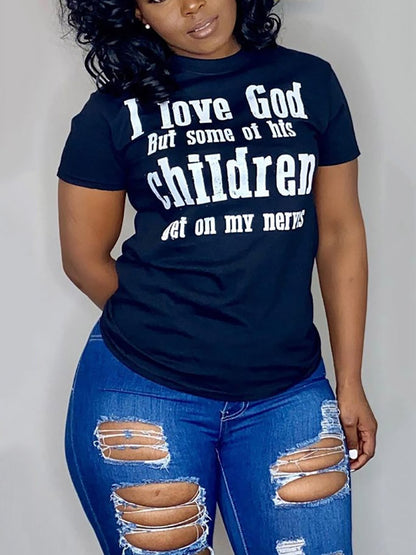 I Love God Tee - ECHOINE