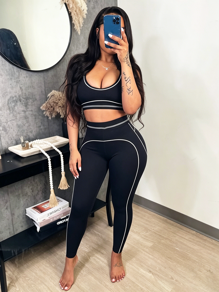 Contour Fit Activewear Leggings Set