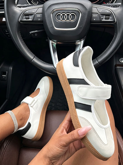 Retro Mary Jane Flats