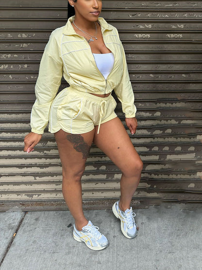 Windbreaker Jacket & Short Set