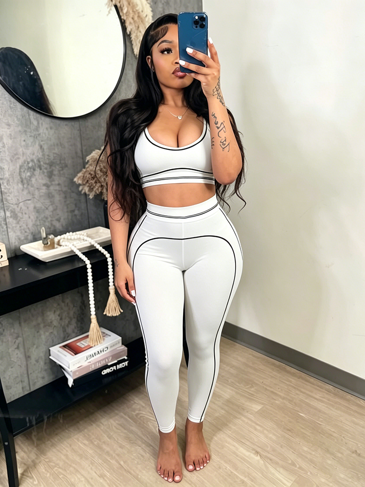 Contour Fit Activewear Leggings Set