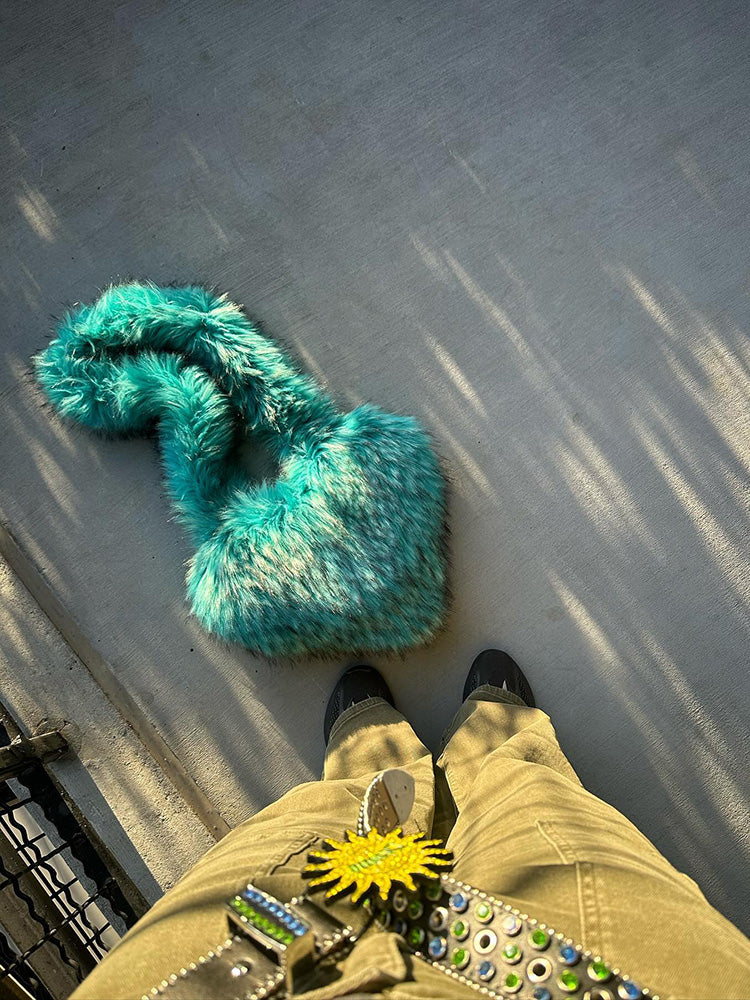 Faux Fur Shoulder Bag
