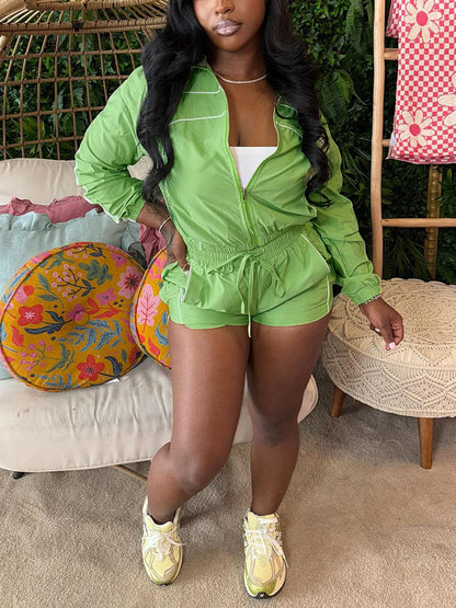 Windbreaker Jacket & Short Set