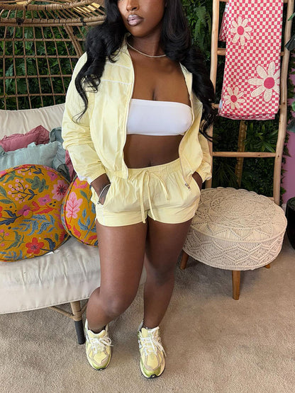 Windbreaker Jacket & Short Set