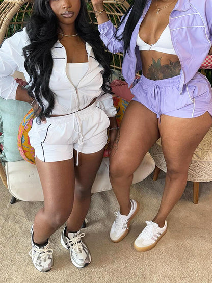 Windbreaker Jacket & Short Set