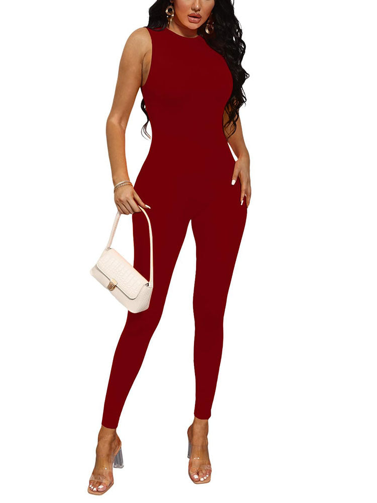 Tank Zipper Jumpsuit