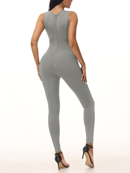 Tank Zipper Jumpsuit