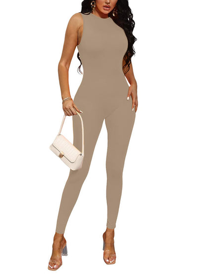 Tank Zipper Jumpsuit