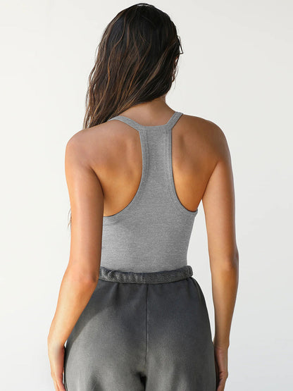 V-Neck Racerback Top